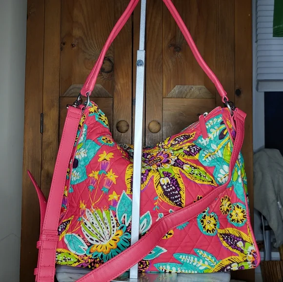 Vera Bradley Floral Pink Shoulder Bag - Picture 12 of 17